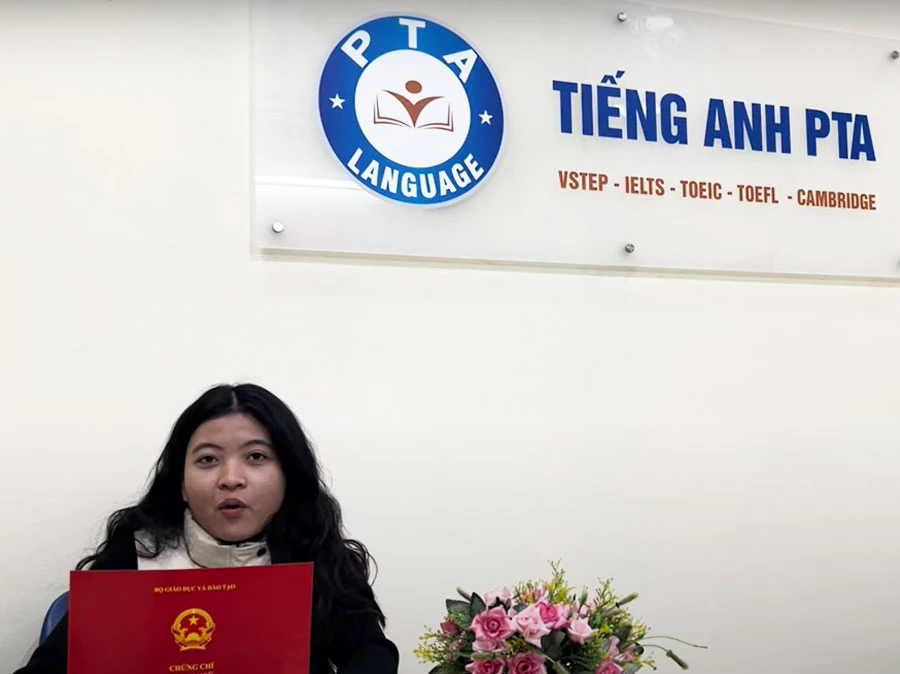 Học viên PTA nói tiếng Anh